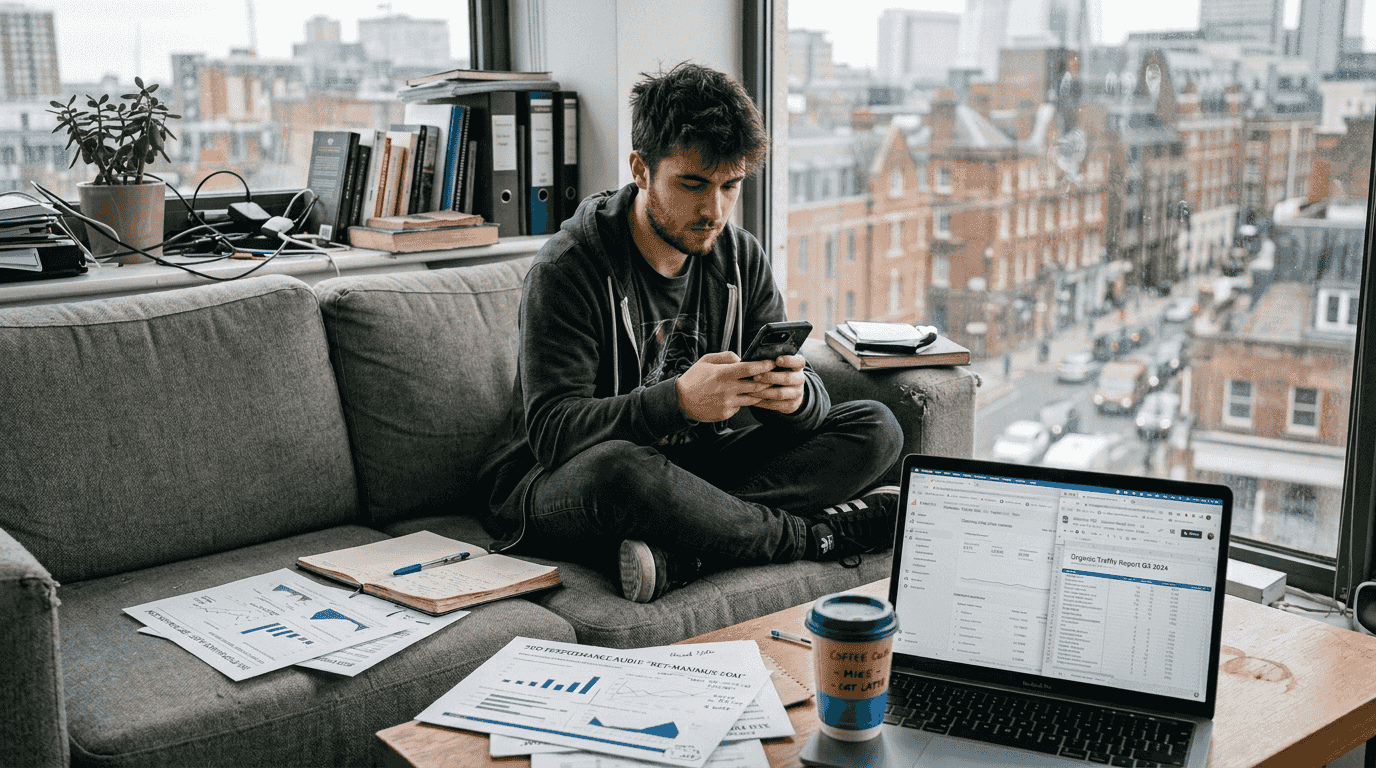 1773812035405_iGaming-SEO-specialist-in-corner-office-using-mobile-and-laptop-1 iGaming SEO specialist in corner office using mobile and laptop